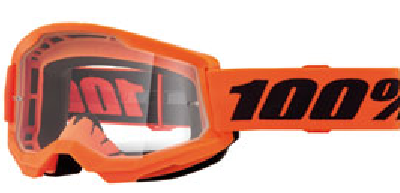 100% Strata 2 goggle clear lense